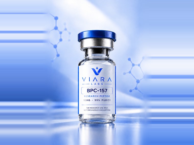 Viara Research BPC-157 vial, 5 mg lyophilised, labelled for research use only